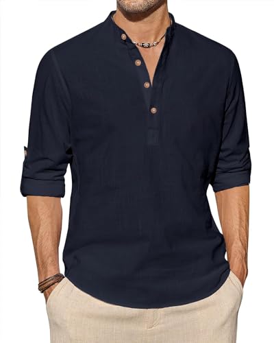 Image of Univibe Men Solid Cotton Blend Straight Kurta Shirt