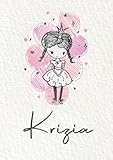  Krizia: Taccuino A5  Nome personalizzato Krizia  Regalo di compleanno per moglie mamma sorella figlia ...  Design: piccola principessa  120 pagine a righe, piccolo formato A5 (14.8 x 21 cm)