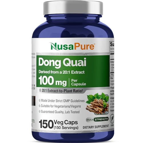 NusaPure Dong Quai, 100 mg, 150 Veg Capsules (Non-GMO, Vegan)