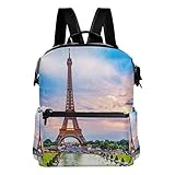 3. Mehrfachtaschen-Büchertasche: 1 Hauptfach mit Reißverschluss, 1 vordere und hintere Reißverschlusstasche und 2 kleine Seitentaschen, 2 kleine Fächer und 1 Innenseite der Reißverschlusstasche.