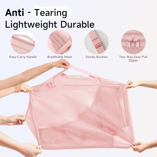 Image of 9 Set Packing Cubes for Travel, Gifts for Women Mom,Anti-Tearing Suitcase Organizer,OlarHike Vacation Essentials & Accessories for Cruise Ship