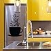 Chalkboard Coffee Wall Decals Quotes for Kitchen - Perfect Blackboard Coffee Lovers Gift Stickers - Best Fridge Cup Vinyl Art with Bonus!