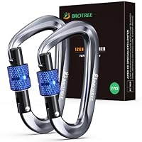 BROTREE – Brotree Karabiner mit 1200kg Belastbarkeit Schwerlast 12KN K
