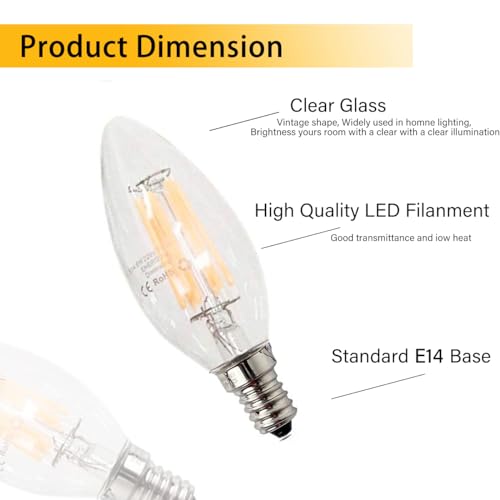 Ampoule LED E14 dimmable 6W équivalent 60W pour régler l'ambiance du salon