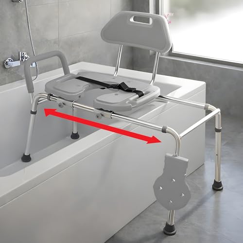 Platinum Health Sliding Shower Chair with Safety Belt