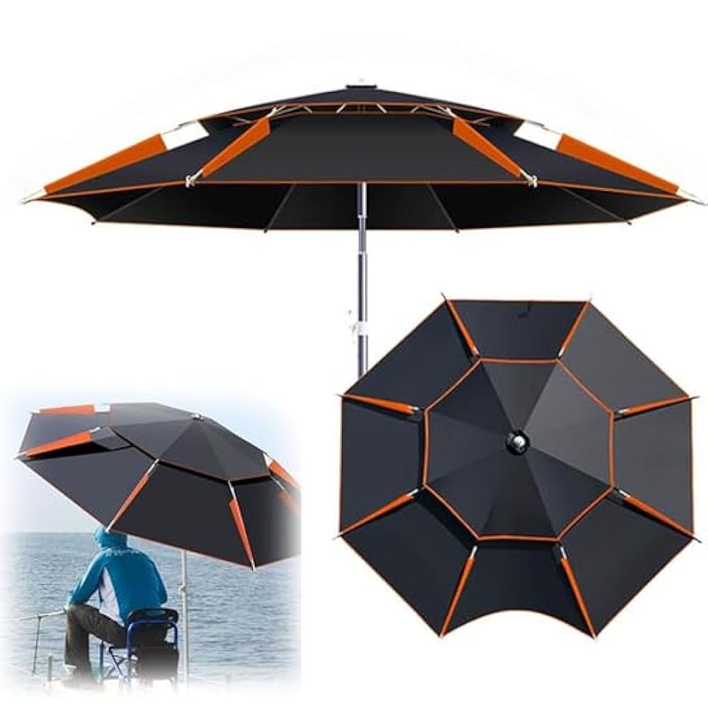 Amazon.co.jp: パラソル 釣り傘 2.2m 大型釣り傘 ビーチパラソル