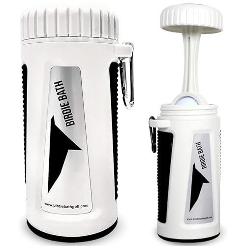 Birdie Bath Portable Golf Ball Cleaner - Ultimate Personal Golf Ball Washer