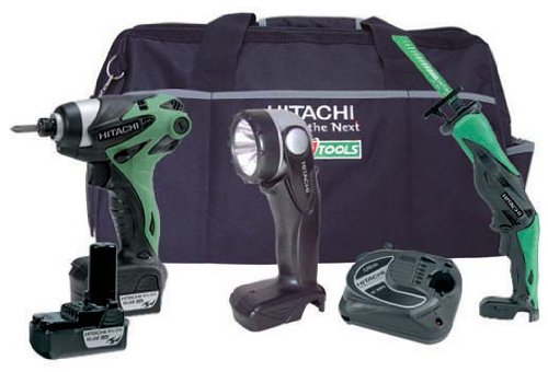 Hitachi KTL310ID/RS 3 Piece 10.8V Lithium-Ion Kit
