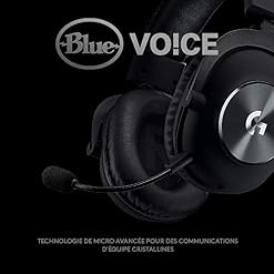 Logitech G PRO X Casque Gaming Over-Ear avec Micro BLUE VO!CE, DTS Headphone:X 7.1, Transducteurs PRO-G 50mm, Son… - Les Beatles, Paul McCartney, John Lennon, RIngo Starr, George Harrison Logitech G PRO X Casque Gaming Over-Ear avec Micro BLUE VO!CE, DTS Headphone:X 7.1, Transducteurs PRO-G 50mm, Son… – Image 2