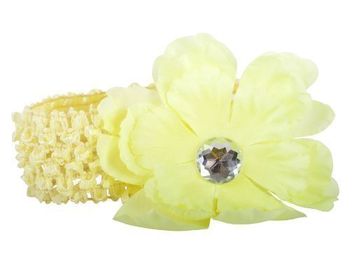 Style Nuvo Women's Yellow Headband Hairband Peony Flower Baby/Girl/Woman Gift!