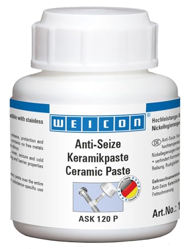 WEICON Anti-Seize Ceramic Paste da 120 g, pasta per montaggio senza metallo, contro corrosione, presa e abrasione