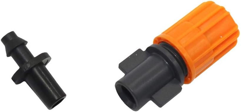 Gardening Irrigation Dripper 50 Pcs 6mm Misting Fog Spray Nozzles Match with 6mm Garden Water Connectors Cooling Dust Removal Humidification Sprinklers