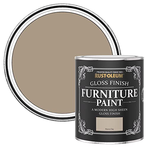 Rust-Oleum Light Brown Furniture & Skirting Board Paint in Gloss Finish - Warm Clay 750ml