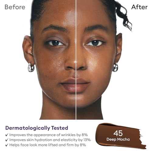 Image of MISSHA M Perfect Cover Serum BB Cream No.45 Deep Mocha- Deep with Cool Undertone, Skin Tint, Tinted Moisturizer, Skin Care Foundation Makeup, Korean Makeup, 1.18 Fl oz