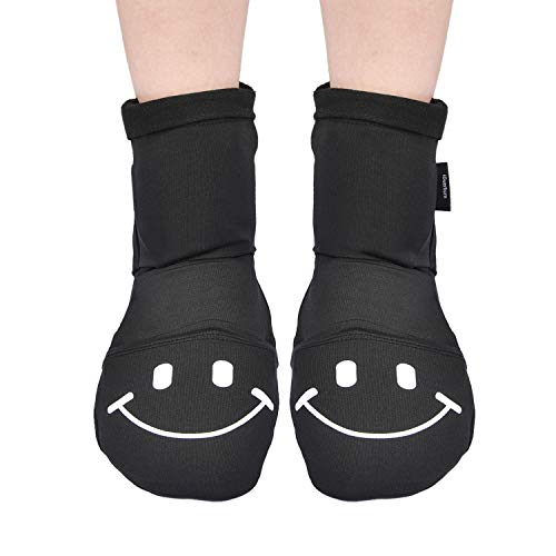 iGuerburn Cold Therapy Socks for Swollen Ankles Arch Heels Foot Pain Relief Suffer from Plantar Fasciitis Tendinitis Neuropathy (Large)