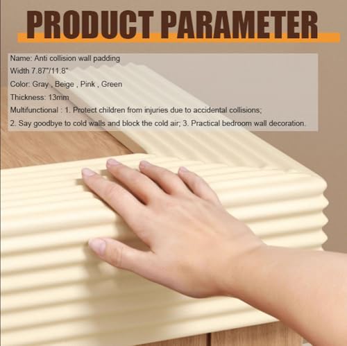 Paneles acolchados 3D autoadhesivos: protección mullida y suave para camas infantiles 5
