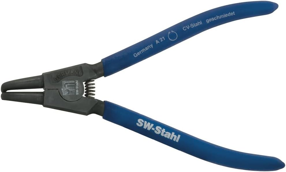 SW-Stahl Bent Circlip Snap Ring Pliers 170 mm for Outer Protective Covers 41302L