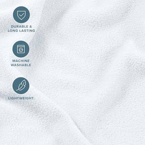 Image of Bare Home Super Soft Fleece Sheet Set (Twin XL, White)