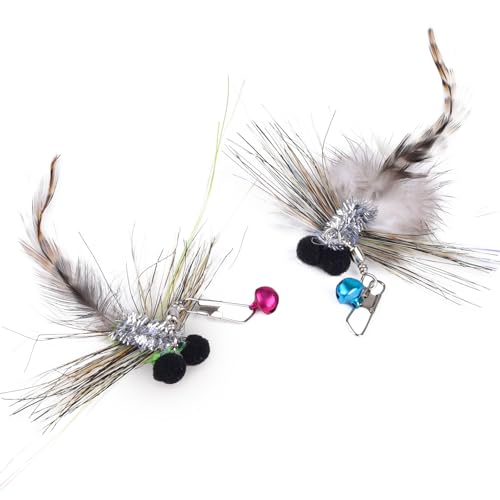ORSDA Cat Toys, Cat Feather Toy for Cats to Chase and Exercise
