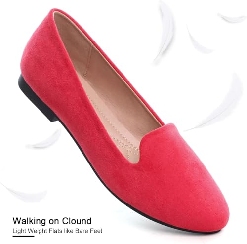 Image of SAILING LU Women Round Toe Comfortable Ballet Flats | Shoes for Women, Dressy, Slip-ons, Loafers