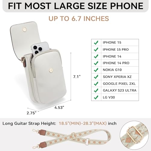 BOSTANTEN Small Crossbody Bags for Women Cell Phone Purse Leather Wallet Handbags with Card Slots3