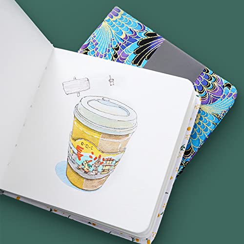 Mini Watercolor Palette,Travel Watercolor With Lid,Wooden Colour Palette Box For Painting Gift For Painters 15 Grids Box - Gift A Clip,Pocket Watercolor Book,Mini Sketchbook #TOP6