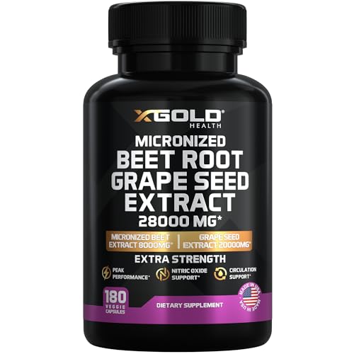 Gold Health Beet & Grape Seed Extract – 180 Capsules