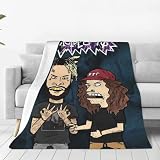Suicide Music Boys Blanket Fleece Throw Blankets Soft Cozy Decorative Blanket for Bed Sofa Couch 50'x40'