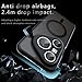 Jiajihua Case Compatible with Huawei Pura 80 Pro/Pura 80 Pro Plus,Compatible with MagSafe,Magnetic Anti-Drop Shock [TPU+PC Backplane] 2 in 1 Cover Black