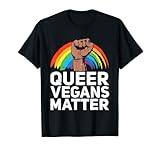 vegani queer materia trans gay lesbiche veganismo vegano lgbtq maglietta