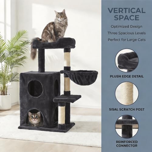 Árbol para gatos interior grande 36 pulgadas FansaFurn miniatura 3