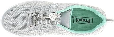 Propét Women's TravelWalker II Sneakers, Grey/Mint, 9 XX-Wide US | Image 3