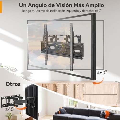 Consejos para Comprar soporte para tv 55 pulgadas , listamos los 10 mejores. 5 Imagen adicional