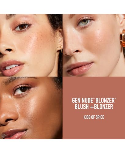 bareMinerals Gen Nude Blonzer, Blush & Bronzer Hybrid, Talc-Free Compact Powder Makeup, Buildable Luminous Finish, All-Day Wear, Rosy-Bronze Shades, Vegan