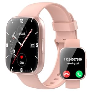 Smartwatch Herren Damen, 1,95″ HD Fitnessuhr Damen mit Telefonfunktion, Smart Watch 112+ Sportmodi Fitnessuhr mit Herzfrequenz schrittzähler Schlafmonitor, IP68 Wasserdicht Sportuhr für Android iOS