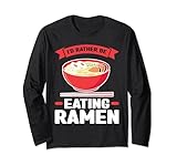 Photo Gallery preferirei mangiare merchandise ramen ramen maglia a manica Photo Gallery preferirei mangiare merchandise ramen ramen maglia a manica