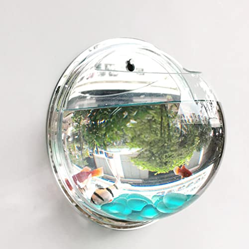 Veemoon Pesce Murale Bubble 2 Contano Parete Bolla Bolla a Parete Ciotola Appesa alla Pianta Idroponica Pentola Floreale a Parete a Parete Acrilica - Image 6