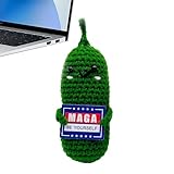 Sghtil Muñeca de patata divertida, juguete de patata, muñeco de pepino de punto, figura de patata, figura de verduras coleccionables con tarjeta positiva para mesa de comedor, mesita de noche