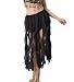 ZLTdream Women's Belly Dance 16PCS-Curling Skirt Black
