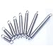 Bclla Zkenyao-Spring 304 Stainless Steel Ring Hook Tension Spring Extension Coil Spring Pullback Spring Wire Diameter 1.5mm Outer Diameter 10mm, More Durable (Length : 180mm (1Pcs))
