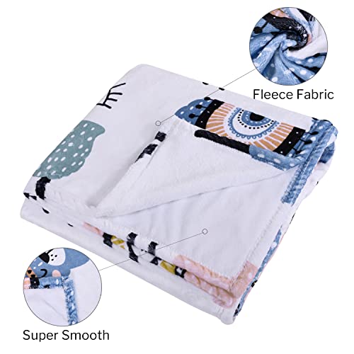 Rosielily Alpaca Llama Throw Blanket For Kids Women Adult, Warm Soft Fleece Flannel Microfiber Blanket, Lightweight Cozy Couch Bed Sofa Blankets Gifts For Girls, 60" X 80" Cute Llama Blanket #TOP5