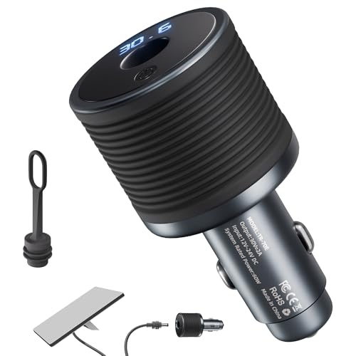 Starlink Mini Car Adapter with Step Up Booster, Starlink Mini Cigarette Lighter Power Adapter with Switch Aluminum DC Female Plug 12V-24V Power Converter to 30V 2A