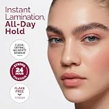 Renata Beauty Brow Lift – Przezroczysty wosk do brwi z efektem laminacji – Mocne utrwalenie do 24 h, bez białych śladów – Mini szczoteczka w zestawie – 12 ml