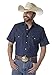 Produktbild Wrangler Herren Cowboy Cut Western Two Pocket Kurzarm Snap Arbeitsshirt, Blau, XX-Large