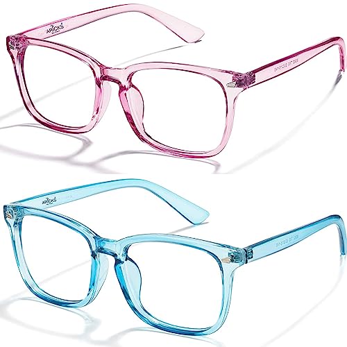Image of IFLASH Blue Light Blocking Glasses Gaming Filter Transparent Square Eyeglasses for Eye Protection Men Women, Computer /Tablet /Laptop /Mobile /TV, Anti-blue & Anti eyestrain