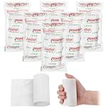 Affrolling 6 Pack Travel Toilet Paper to Go Packs Convenient Plastic Dispenser Soft Tissue Rolls Portable Packable Camp Tissue Soft Coreless Travel Size Toilet Paper for Camping Hiking Outdoor