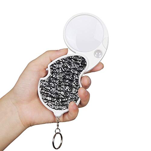 Mini-Loupe 4X 20X HD pour basse vision et lecture confortable le soir