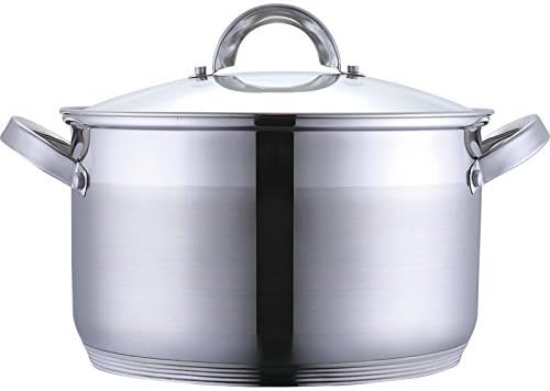 RenbergAlexander Casserole with Lid, Silver, 9 Litre/28 x 16.5 cm