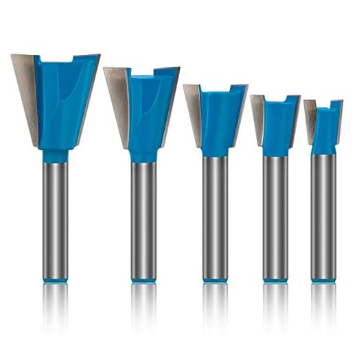 K Kwokker Dovetail Router Bit 1/4 Shank, Dovetail Jig for Router, 1/2" 3/4" 3/8" 5/8" 7/8" Dia Wood Milling Cutter Tool for The Construction of Boxes Drawers Chests and Fine Casework Woodworking