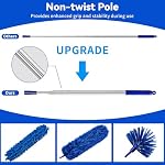 Duster with Extension Pole, 5 in 1 Cleaning Kit with Microfiber Dusters - Image 3
